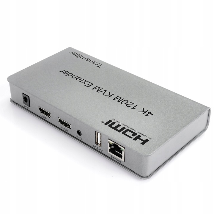 Konwerter HDMI na LAN RJ45 4K UHD Spacetronik SPH-HLC12T KVM