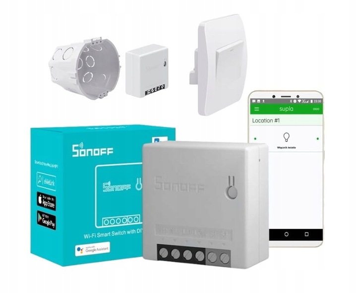 Sonoff Mini R2 usługą zmiany softu na SUPLA