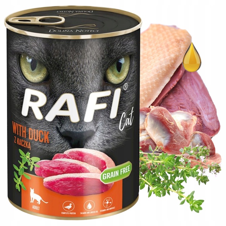 RAFI CAT ADULT MOKRA KARMA DLA KOTA MIX SMAKÓW 12x 400G