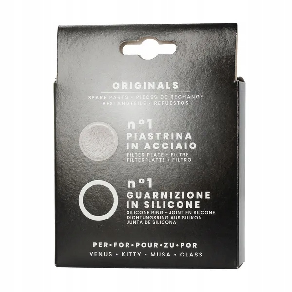 Bialetti - Uszczelka + sitko do kawiarek stalowych Bialetti 10tz