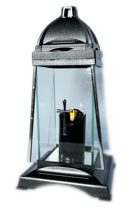 Prezent ZNICZ KAPLICZKA Na Grób dla Babci DZIADKA Dziadków z grawerem