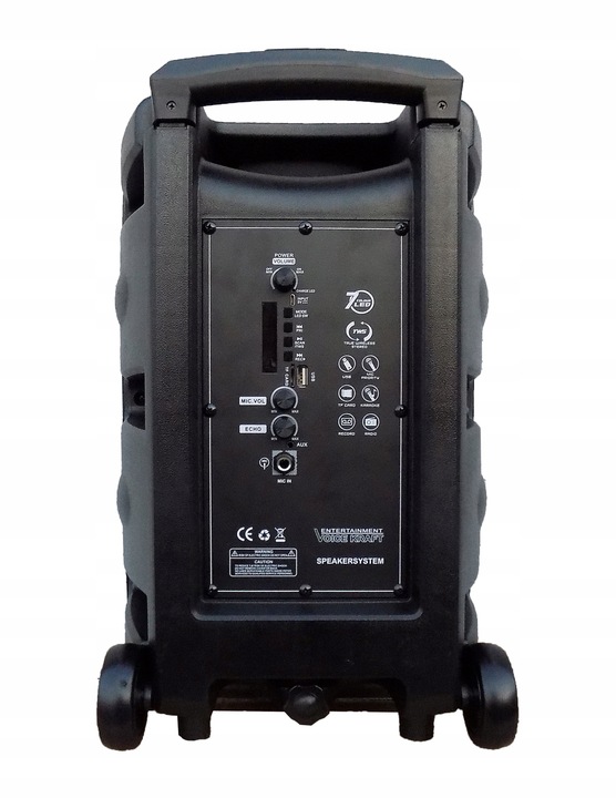 KOLUMNA PRZENOŚNA BLUETOOTH KARAOKE AKUMULATOR USB