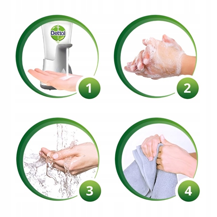 DETTOL 5x Wkład do aplikatora 250 ml mydło w płynie z aloesem