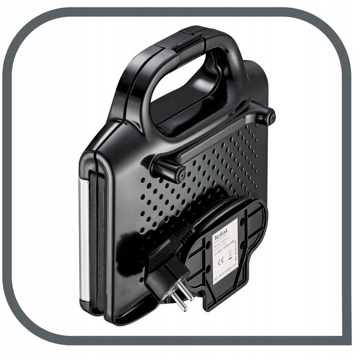 Opiekacz TEFAL Ultracompact SM1552 Srebrno-czarny, 700 W