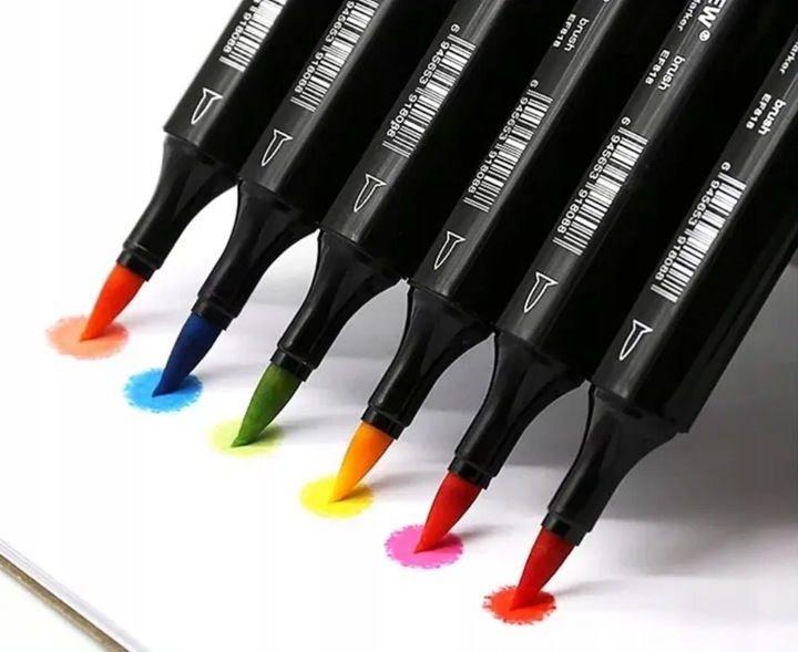 MARKERY MEGA ZESTAW 168 SZTUK + TORBA NASYCONE