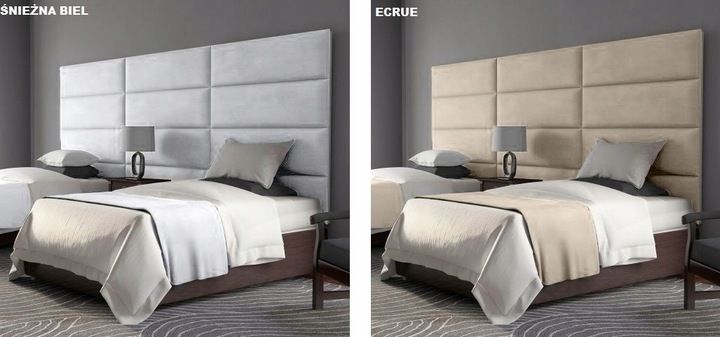 70X30 PANELE ŚCIENNE TAPICEROWANE WEZGŁOWIE WELUROWE 3D KING VELVET