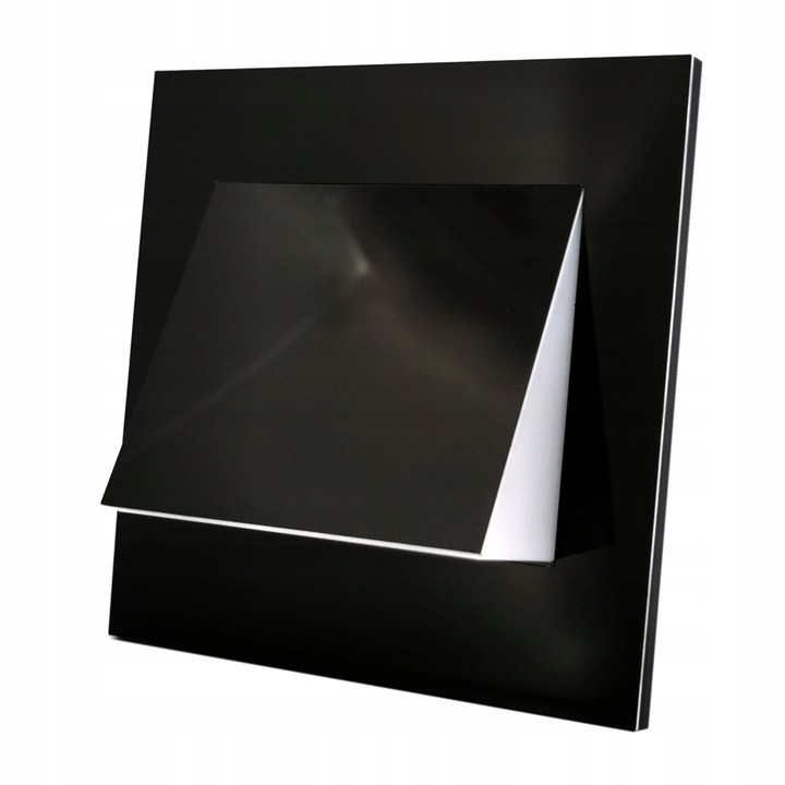 Oświetlenie schodowe oprawa lampka schodowa LED 230V 2W Czarna Q6 Skinder