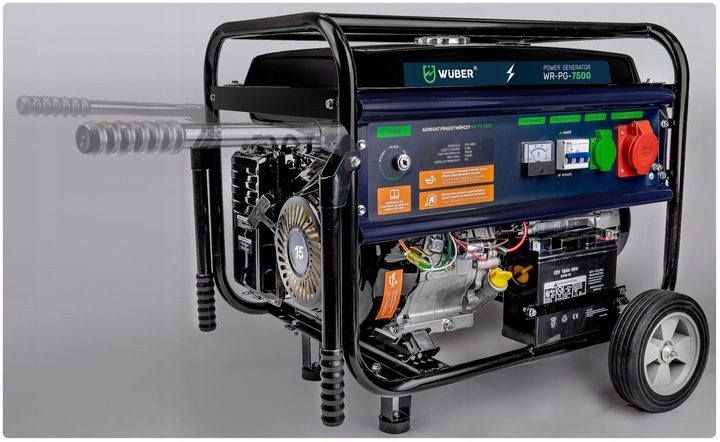 GENERATOR PRĄDU AGREGAT PRĄDOTWÓRCZY TRÓJFAZOWY OHV MIEDŹ AVR 15KM