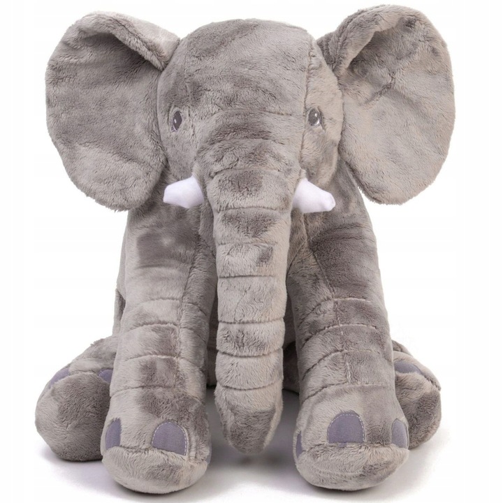 DUŻA PODUSZKA SŁOŃ MASKOTKA PRZYTULANKA PLUSZOWY MIŚ PREZENT DZIECKA JASIEK
