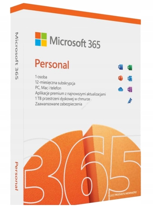 Microsoft 365 Personal PL 1Y 1U Win/Mac QQ2-01434