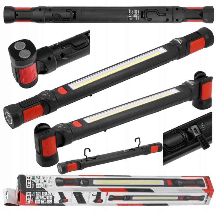 YATO LAMPA DO OŚWIETLANIA KOMORY SILNIKA 1000LM LATARKA YT-08534