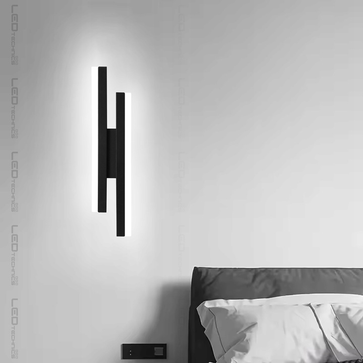 Lampa ścienna elewacyjna ogrodowa kinkiet zewnętrzny 18W LED CCD 40cm