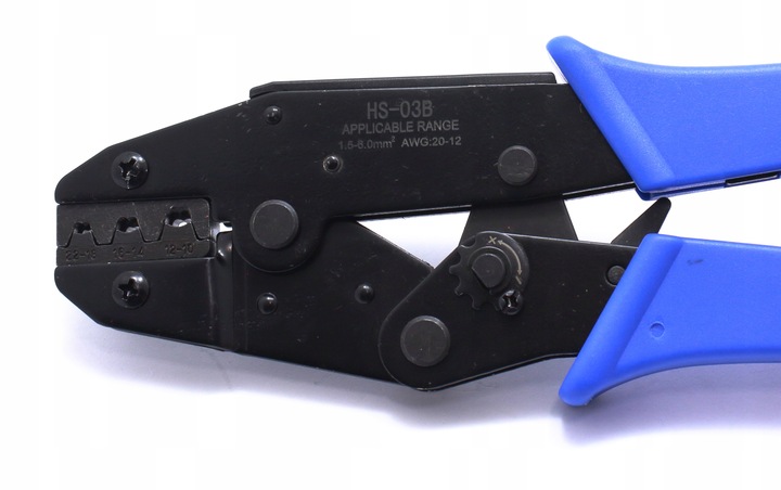 ZACISKARKA KONEKTORÓW NIEIZOLOWANYCH WSUWEK HS-03B