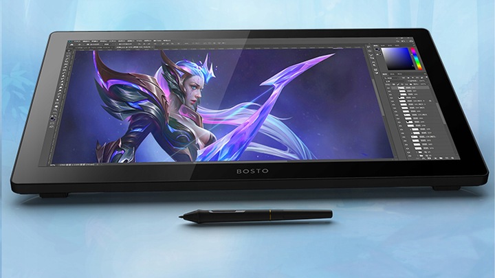 BOSTO X7 N100 + 16GB + 512GB Tablet graficzny komputer 2w1 DOTYKOWY 21,5"