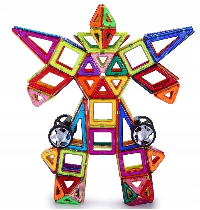 KLOCKI MAGNETYCZNE PANELE NEODYMOWE 76 EL ZESTAW