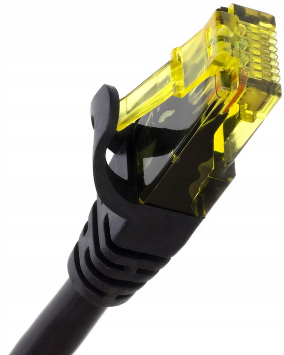 KABEL SIECIOWY LAN CAT 6 UTP PRZEWÓD INTERNETOWY ETHERNET RJ45 CZARNY 30m