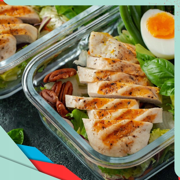 4x POJEMNIK NA ŻYWNOŚĆ SZKLANY ZESTAW POJEMNIKI SZKLANE Z POKRYWĄ