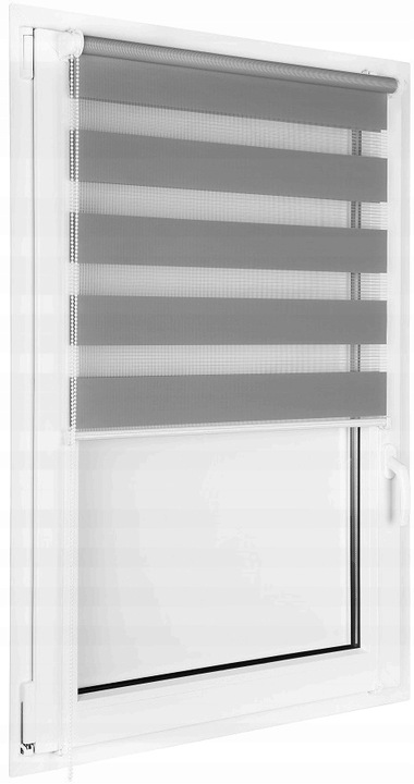 Roleta Dzień Noc na Wymiar 100x140 cm z Napinaczem