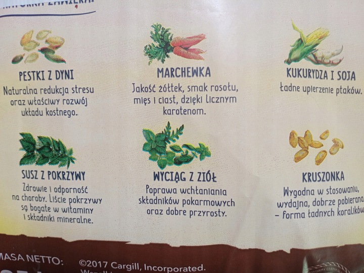 PASZA KURKA NATURKA 25 KG KRUSZONKA DLA KUR NIOSEK