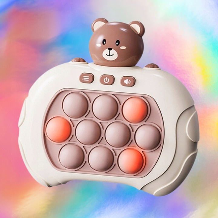 GRA POP IT POPIT MIS GAME ELEKTRYCZNA ZRĘCZNOŚCIOWA XL + GRATIS 3 BATERIE