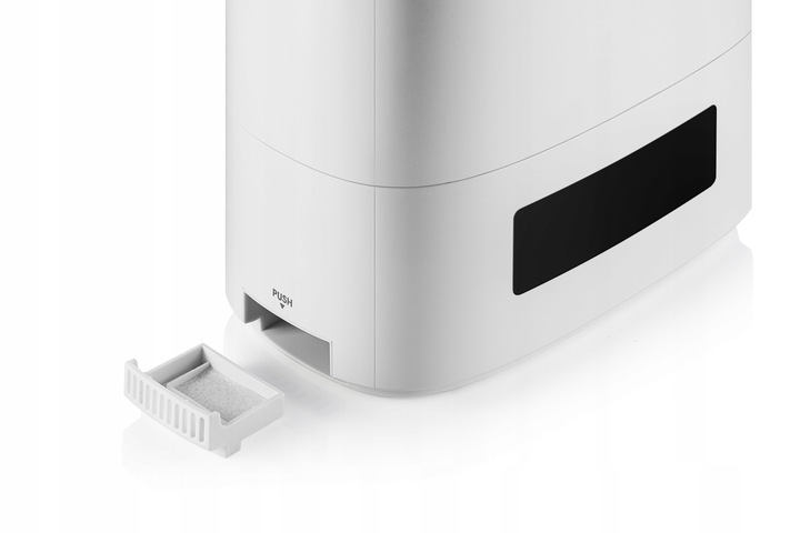 Nawilżacz powietrza WYDAJNY AROMATERAPIA HIGROSTAT HIGROMETR LED Biały