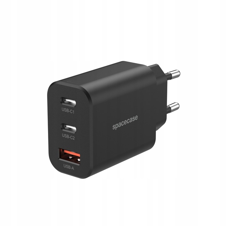 SZYBKA ŁADOWARKA SIECIOWA DO TELEFONU 3X USB USB-C TYP-C 30W QUICK CHARGE