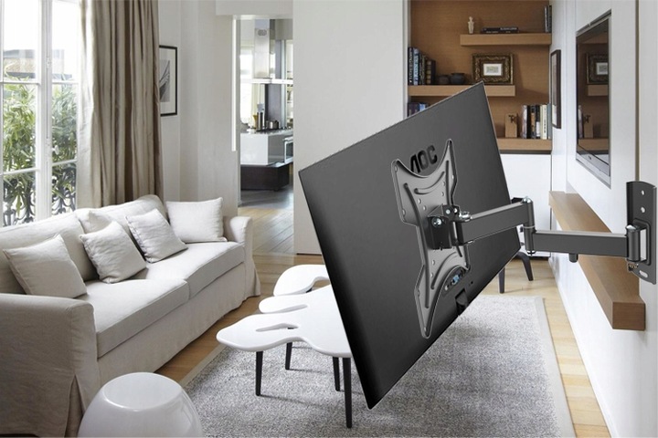 UCHWYT do TELEWIZORA 22 24 32 39 40 42 cale Wieszak TV OBROTOWY Extra Mocny