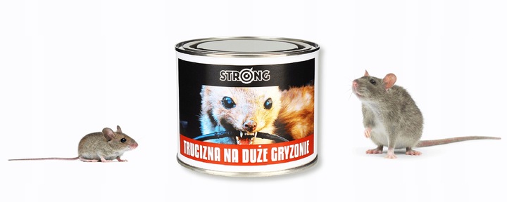 NAJMOCNIEJSZA TRUCIZNA NA DUŻE GRYZONIE STRONG