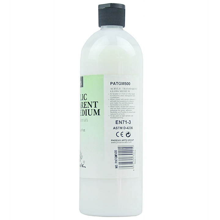 Medium akrylowe błyszczące Phoenix 500 ml ATGM