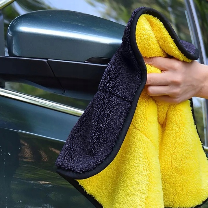 PUSZYSTY RĘCZNIK DO OSUSZANIA AUTA MYCIA MIKROFIBRA XXL CZYŚCIK ŚCIERKA