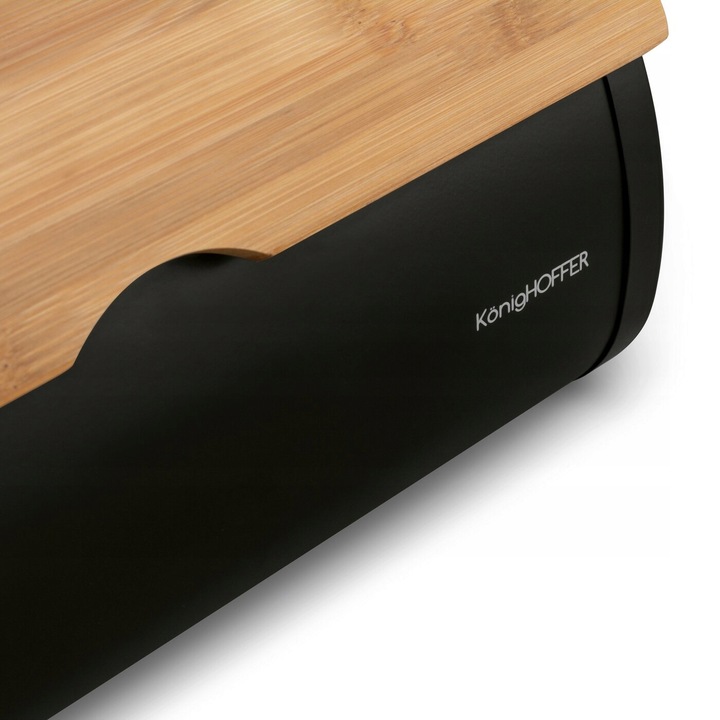 CHLEBAK ZESTAW Z POJEMNIKAMI NOWOCZESNY KAWA CUKIER HERBATA CZARNY