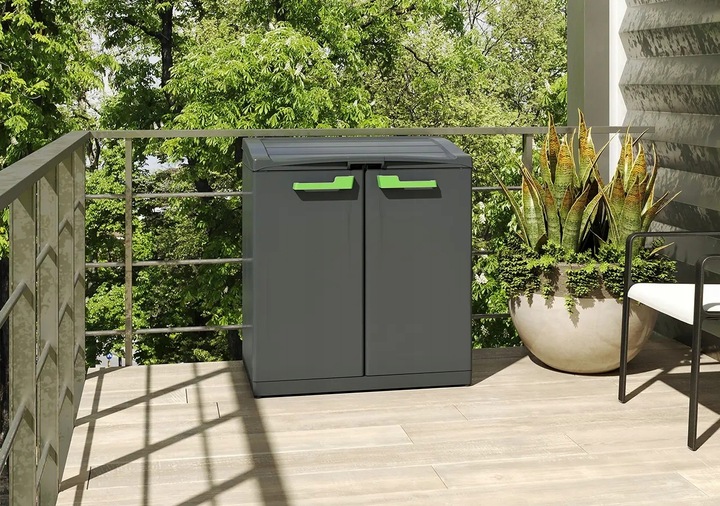 Kosz na Śmieci 3x120L Szafka do segregacji Moby Recycling System