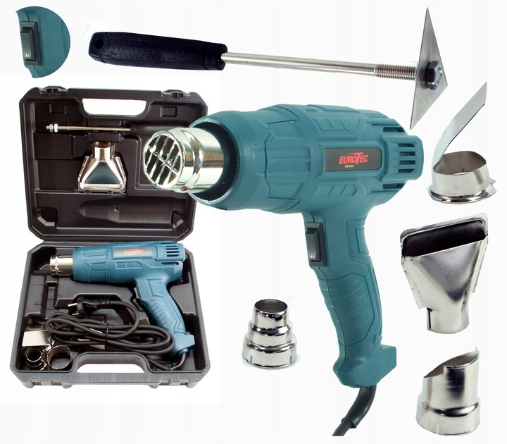 OPALARKA ELEKTRYCZNA 600C 2-BIEGI +4 DYSZE WALIZKA