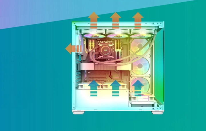 DarkFlash DS900 Obudowa Komputerowa Atx Midi Tower Piwnica Gaming Usb 3.0