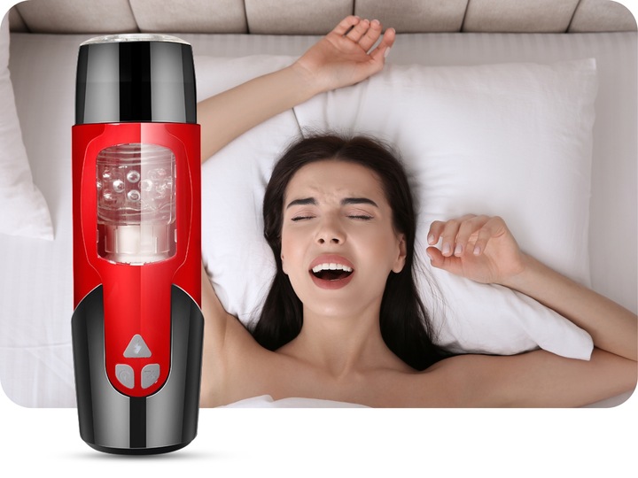 AUTOMATYCZNY MASTURBATOR MĘSKI SSĄCO ROTUJĄCY DLA MĘŻCZYZN POSUWISTY