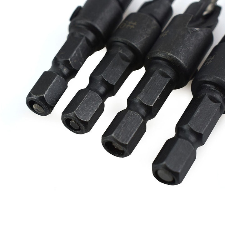 Wiertła do konfirmatów Wysoka Jakość M2 6el konfirmatu drewna zestaw 5-12mm