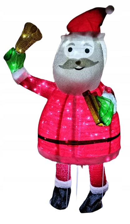 ŚWIĘTY MIKOŁAJ OZDOBA 180 cm 200 LED IP44 TIMER