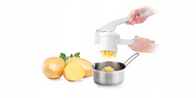 PRASKA DO ZIEMNIAKÓW WYCSIKACZ UGNIATACZ CIASTA MASZYNKA DO WARZYW TESCOMA