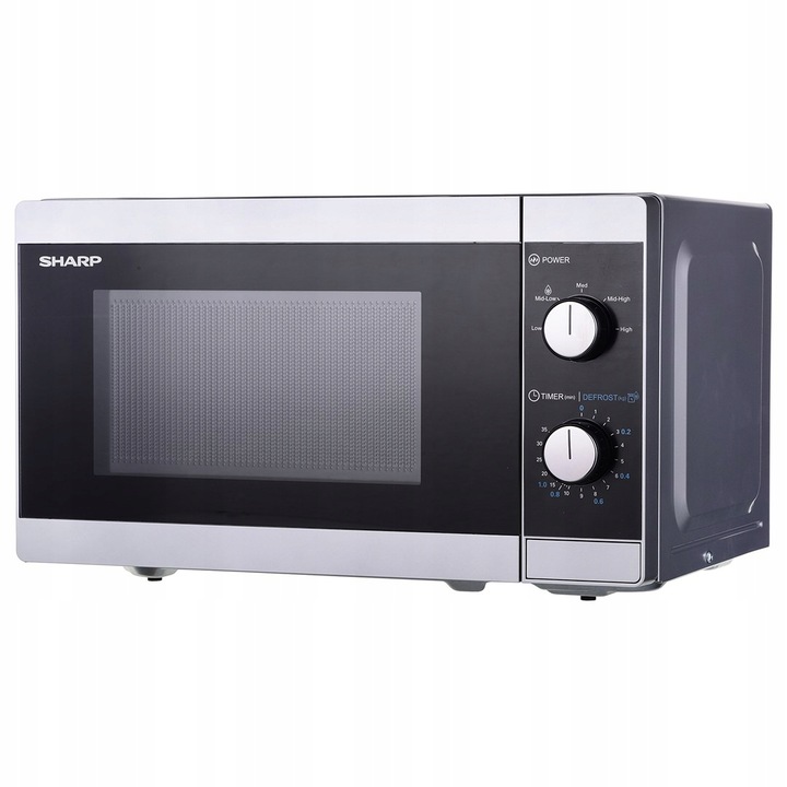 Kuchenka mikrofalowa wolnostojąca Sharp YC-MS01E-S (20L 800W)