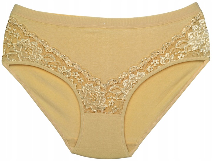 MAJTKI damskie bawełniane KORONKOWE BAWEŁNA figi rozmiar 3XL x 6 sztuk