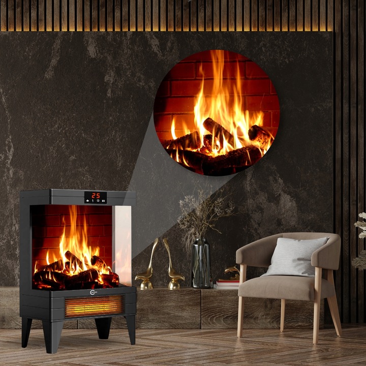 GRZEJNIK ELEKTRYCZNY KOMINEK FARELKA domowy łazienkowy MOCNY Z