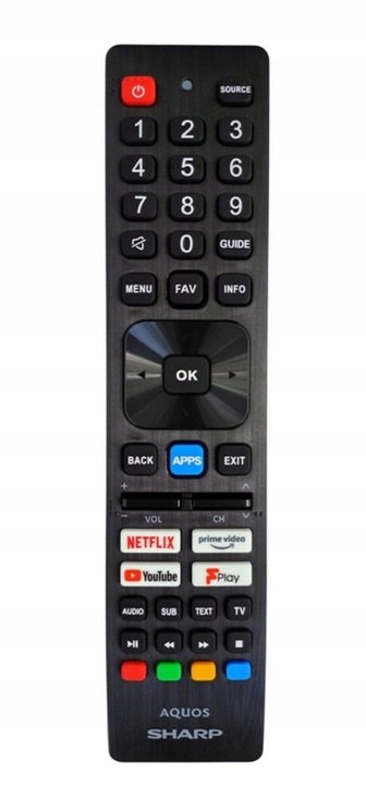 Oryginalny pilot Sharp AQUOS SHW/RMC/0140N oryginał