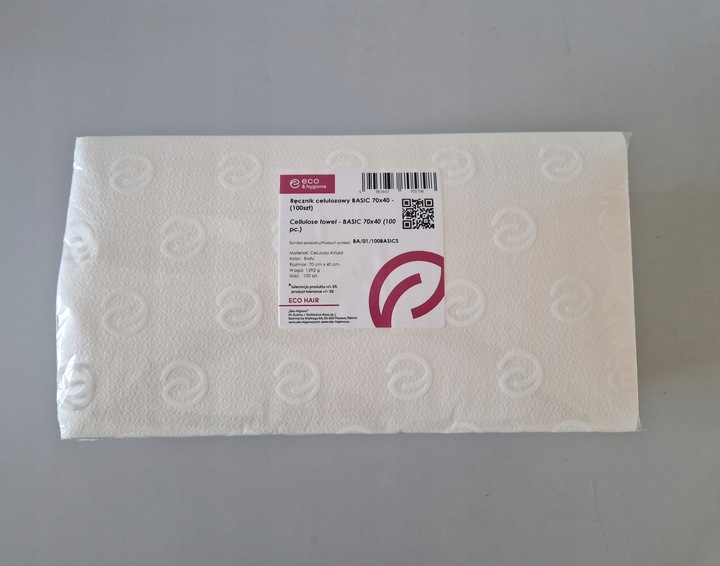Jednorazowy ręcznik fryzjerski celul. 70x40 100szt
