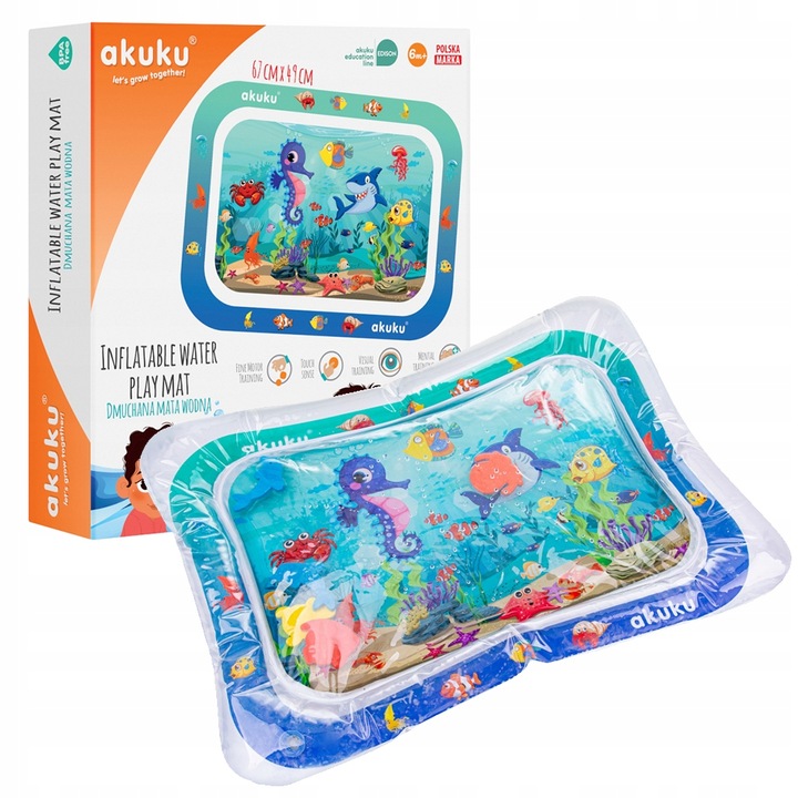 AKUKU MATA WODNA SENSORYCZNA DMUCHANA BASENIK