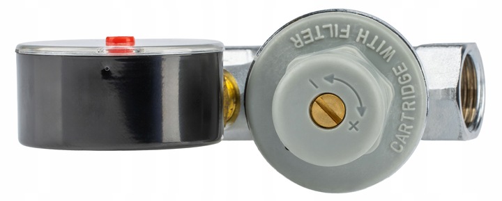 REDUKTOR CIŚNIENIA WODY Z MANOMETREM 1/2'' DN15 REGULATOR 1,5-6,5 BAR