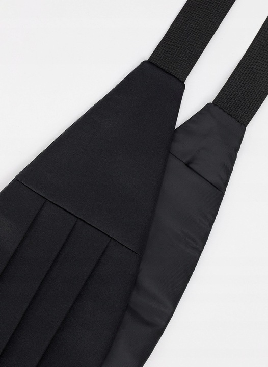 Pas smokingowy czarny Ślub Wesele PAKO LORENTE