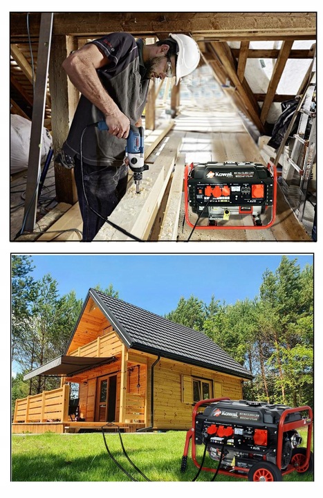 PROFESJONALNY AGREGAT PRĄDOTWÓRCZY 5,2kW generator AVR+ MIEDŹ STOJAN