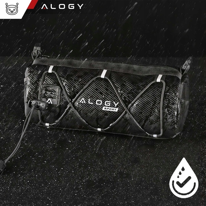 Sakwa rowerowa na rower ramę kierownicę saszetka torba pojemna 2.5L Alogy