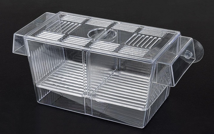 Kotnik Plastikowy dla Ryb Rozmiar L 22,5x9,5x10cm Dwie Komory DUŻY