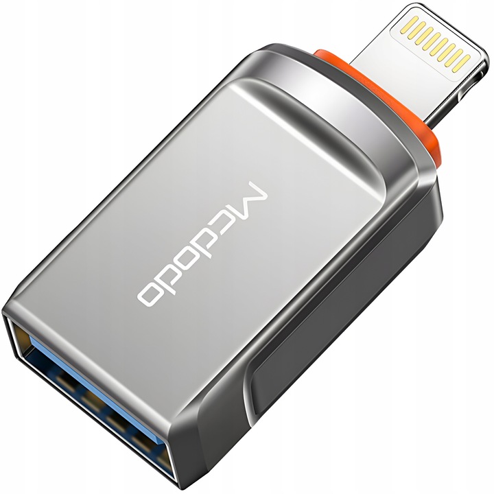 MCDODO ADAPTER PRZEJŚCIÓWKA USB-A 3.0 DO LIGHTNING IPHONE IPAD 3A OTG